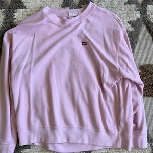 light pink oversized levi’s crew - (xl)